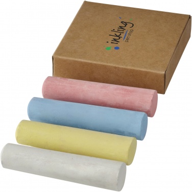Logotrade promotional items photo of: Screech 4-piece chalk set
