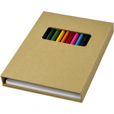 Logotrade promotional merchandise photo of: Pablo colouring set with drawing paper