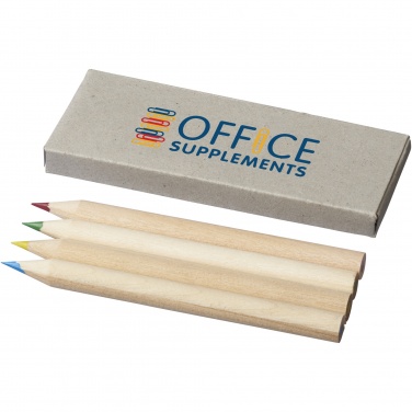 Logotrade corporate gift picture of: Tullik 4-piece coloured pencil set