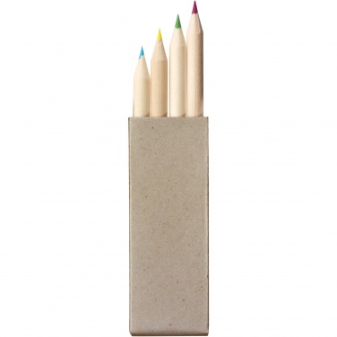 Logotrade promotional merchandise picture of: Tullik 4-piece coloured pencil set