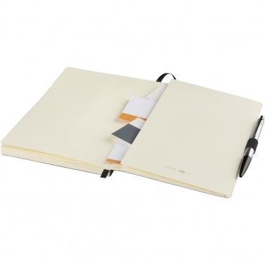 Logo trade promotional giveaway photo of: Revello A5 soft cover notebook