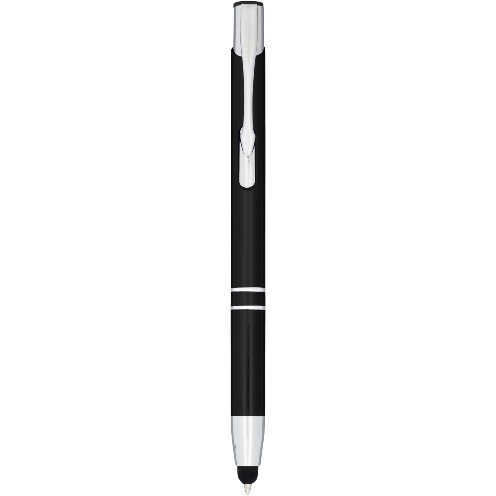 Logotrade corporate gift picture of: Moneta anodized aluminium click stylus ballpoint pen