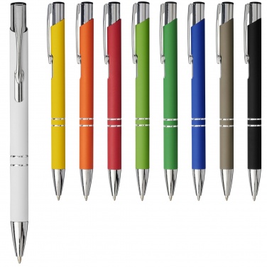 Logotrade promotional giveaway picture of: Moneta soft touch ballpoint pen