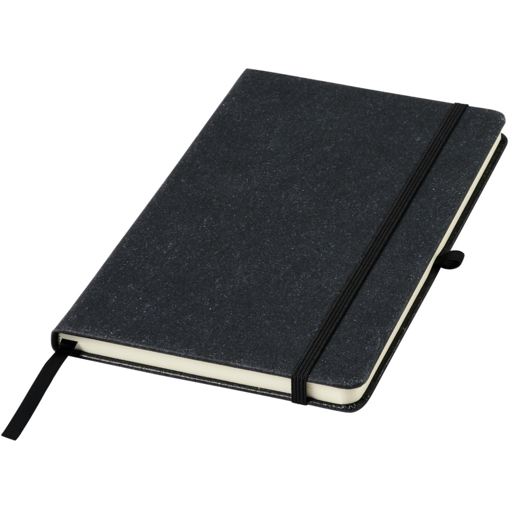 Logo trade promotional items picture of: Atlana leather pieces notebook