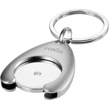 Logo trade promotional items picture of: Trolley coin holder keychain