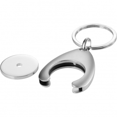 Logotrade advertising product picture of: Trolley coin holder keychain