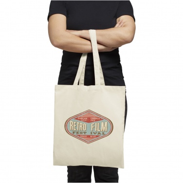 Logo trade advertising products image of: Carolina 100 g/m² cotton tote bag 7L