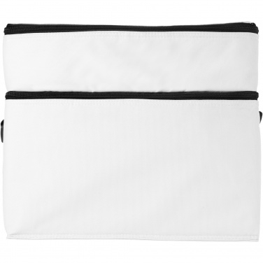 Logo trade promotional products image of: Oslo 2-zippered compartments cooler bag 13L