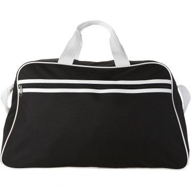 Logo trade advertising products image of: San Jose 2-stripe sports duffel bag 30L