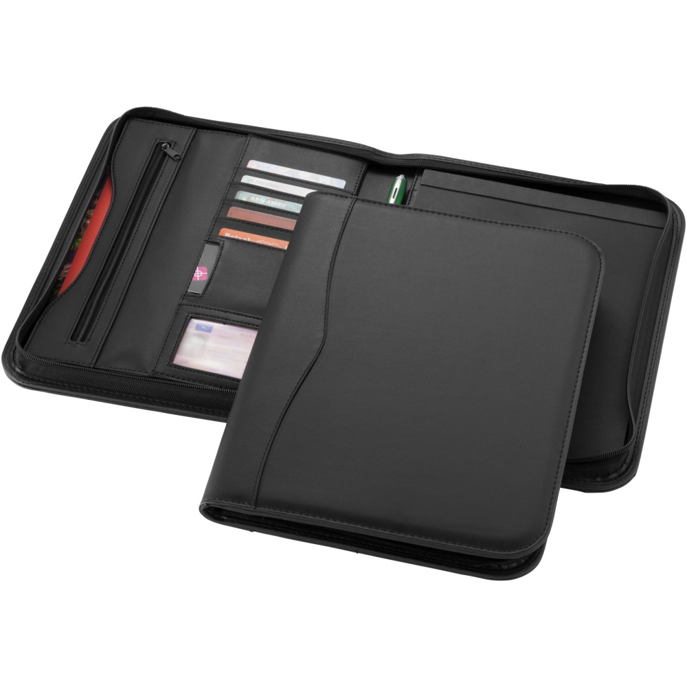 Logotrade advertising product picture of: Ebony A4 zippered portfolio
