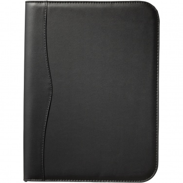 Logo trade advertising products picture of: Ebony A4 zippered portfolio