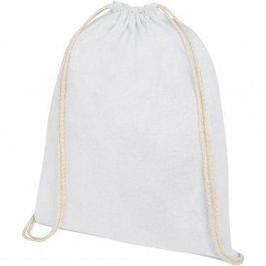 Logotrade promotional merchandise photo of: Oregon 100 g/m² cotton drawstring bag 5L