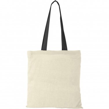 Logo trade promotional merchandise photo of: Nevada 100 g/m² cotton tote bag coloured handles 7L