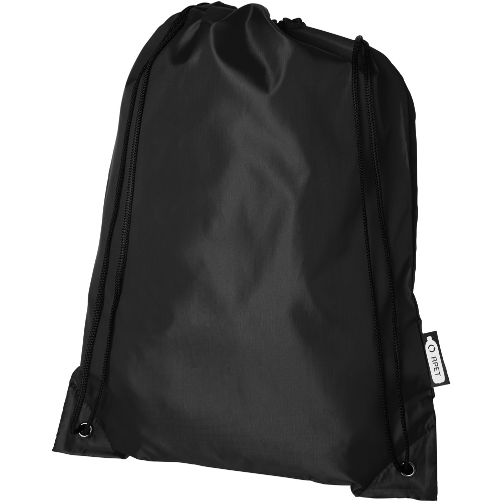 Logo trade promotional gifts picture of: Oriole RPET drawstring bag 5L
