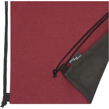 Logo trade promotional gifts image of: Ross RPET drawstring bag 5L