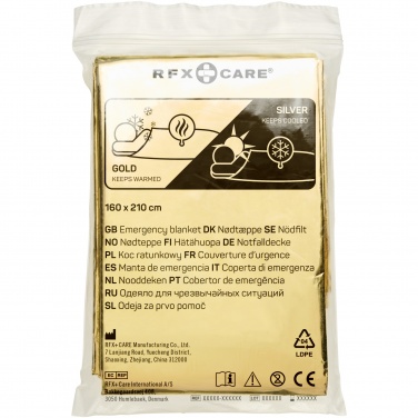 Logo trade corporate gifts picture of: Frederik 2-function emergency blanket