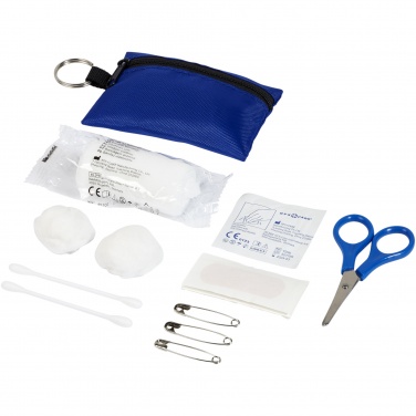 Logo trade business gift photo of: Valdemar 16-piece first aid keyring pouch