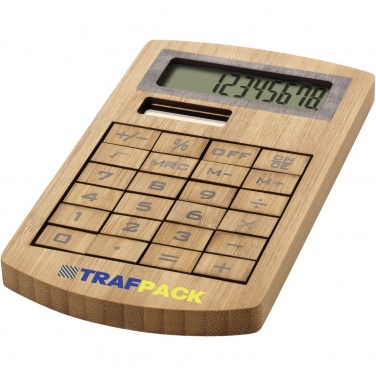 Logotrade promotional giveaway picture of: Eugene calculator made of bamboo