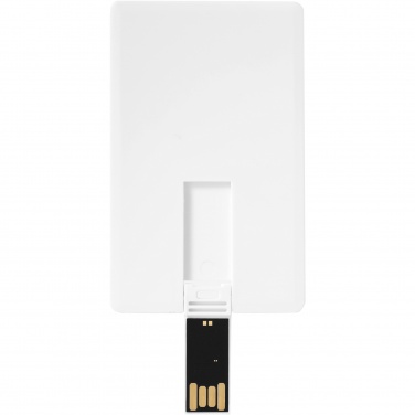 Logo trade promotional gifts picture of: Slim card-shaped 4GB USB flash drive