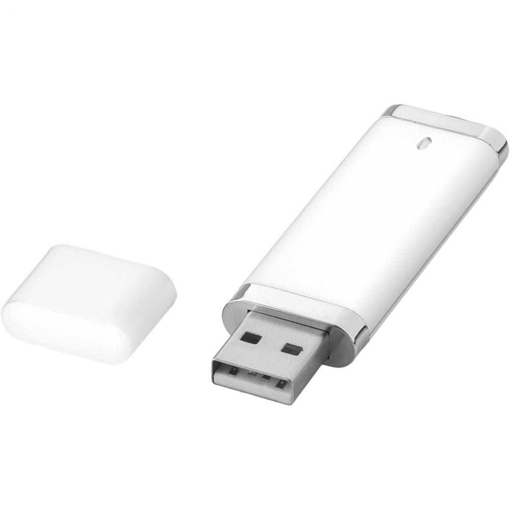 Logo trade promotional giveaways image of: Flat 4GB USB flash drive
