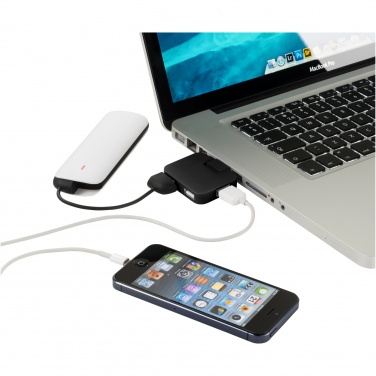 Logo trade promotional gifts image of: Gaia 4-port USB hub