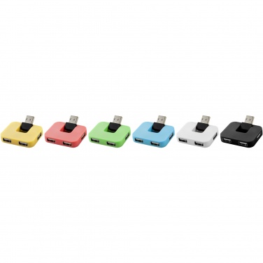 Logo trade corporate gifts picture of: Gaia 4-port USB hub