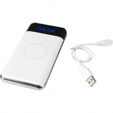 Logo trade promotional giveaway photo of: Constant 10.000 mAh wireless power bank with LED