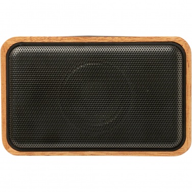 Logotrade promotional product picture of: Wooden 3W speaker with wireless charging pad