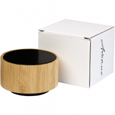 Logo trade promotional merchandise photo of: Cosmos bamboo Bluetooth® speaker