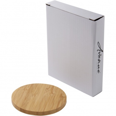 Logo trade business gift photo of: Essence 5W bamboo wireless charging pad