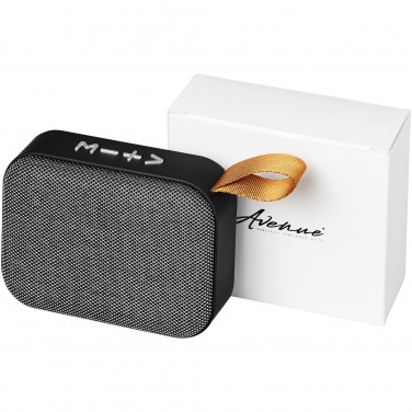 Logo trade promotional item photo of: Fashion fabric Bluetooth® speaker