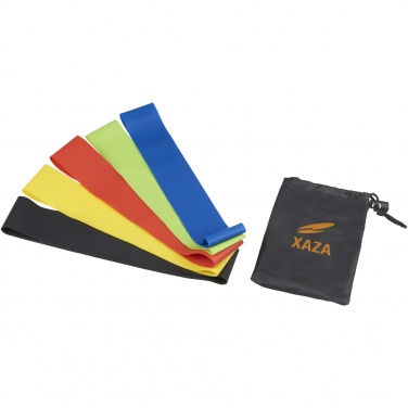 Logo trade promotional giveaways image of: Crane resistance elastic fitness bands