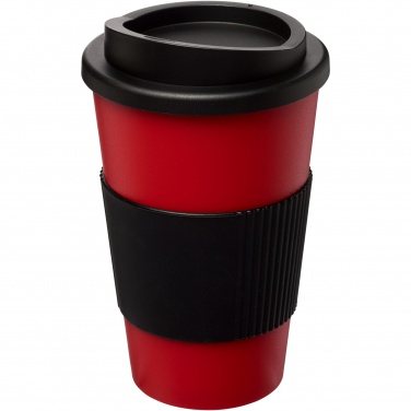 Logo trade advertising products image of: Americano® 350 ml insulated tumbler with grip