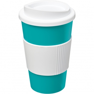 Logo trade promotional giveaways image of: Americano® 350 ml insulated tumbler with grip