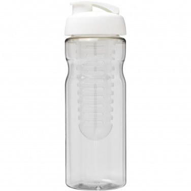 Logo trade promotional giveaways image of: H2O Active® Base 650 ml flip lid sport bottle & infuser