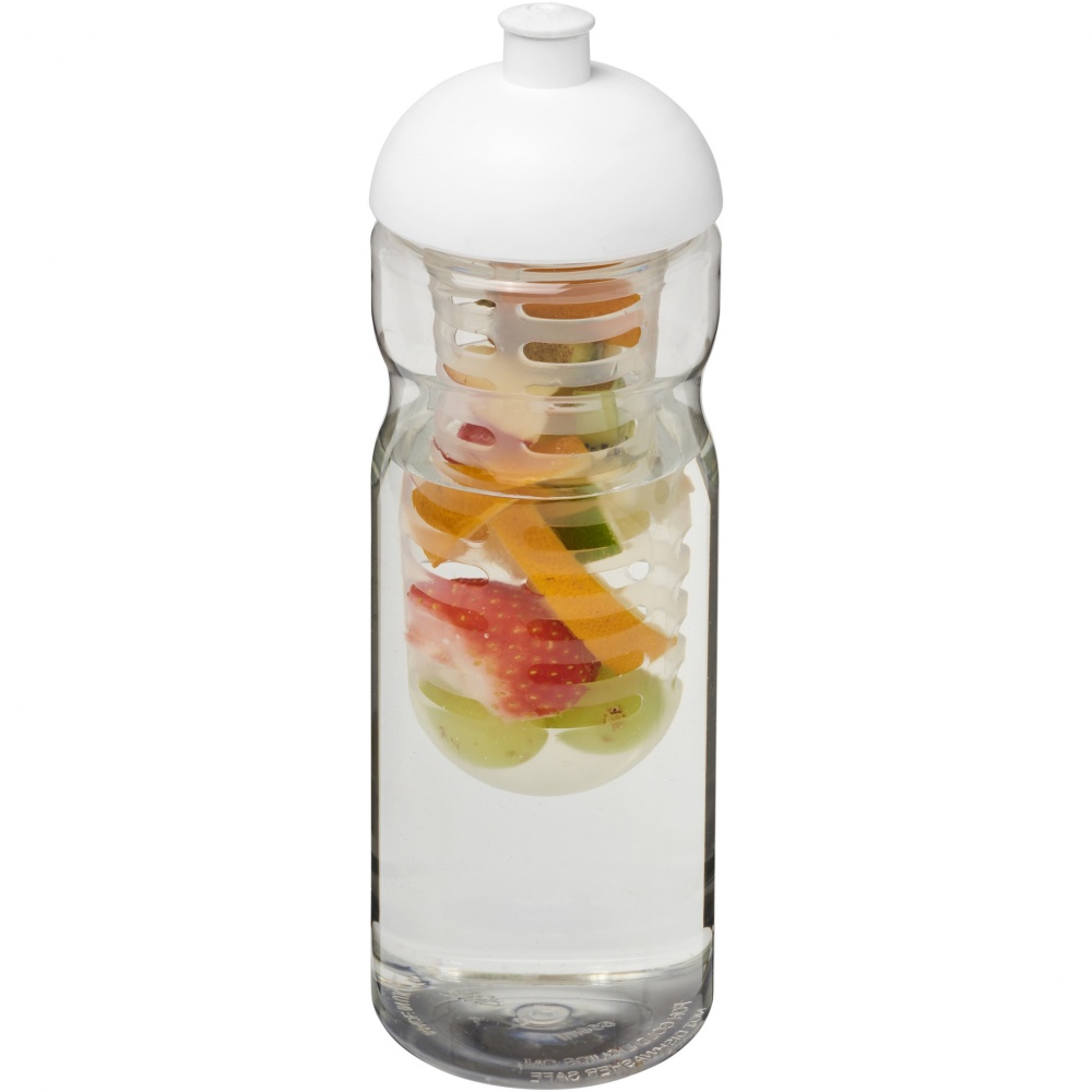 Logotrade promotional merchandise image of: H2O Active® Base 650 ml dome lid sport bottle & infuser