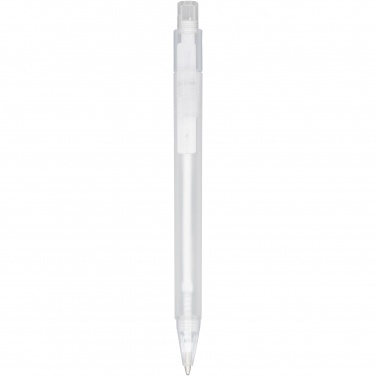 Logo trade advertising products image of: Calypso frosted ballpoint pen