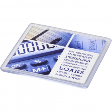 Logotrade promotional giveaway image of: Ellison square plastic coaster with paper insert