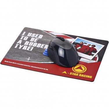 Logo trade corporate gift photo of: Brite-Mat® mouse mat with tyre material