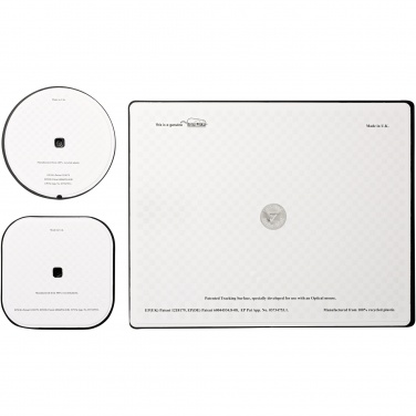 Logo trade promotional gifts image of: Brite-Mat® mouse mat and coaster set combo 1