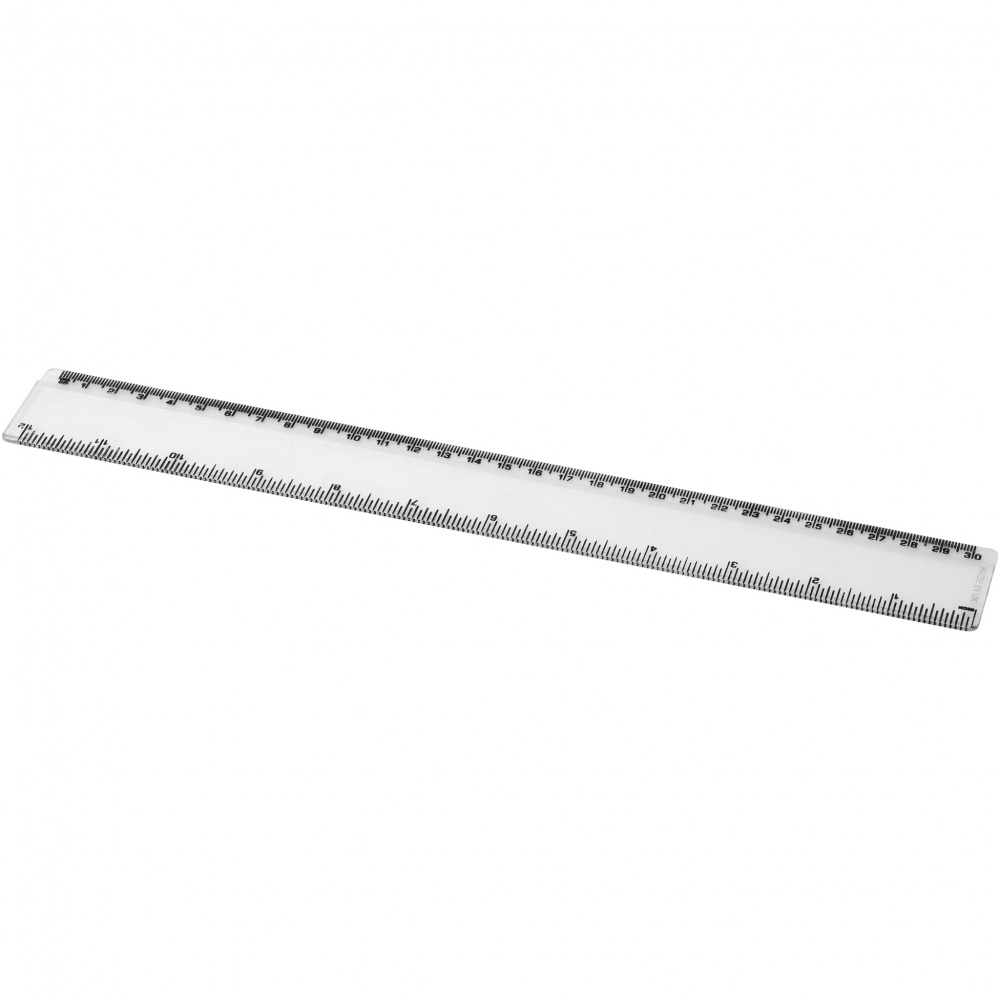 Logotrade promotional item image of: Renzo 30 cm plastic ruler