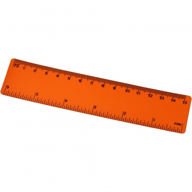 Logotrade promotional merchandise image of: Rothko 15 cm plastic ruler