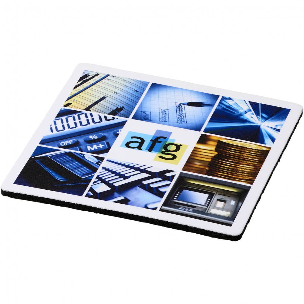 Logo trade business gifts image of: Q-Mat® square coaster
