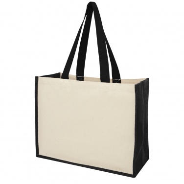 Logotrade promotional product image of: Varai 320 g/m² canvas and jute shopping tote bag 23L