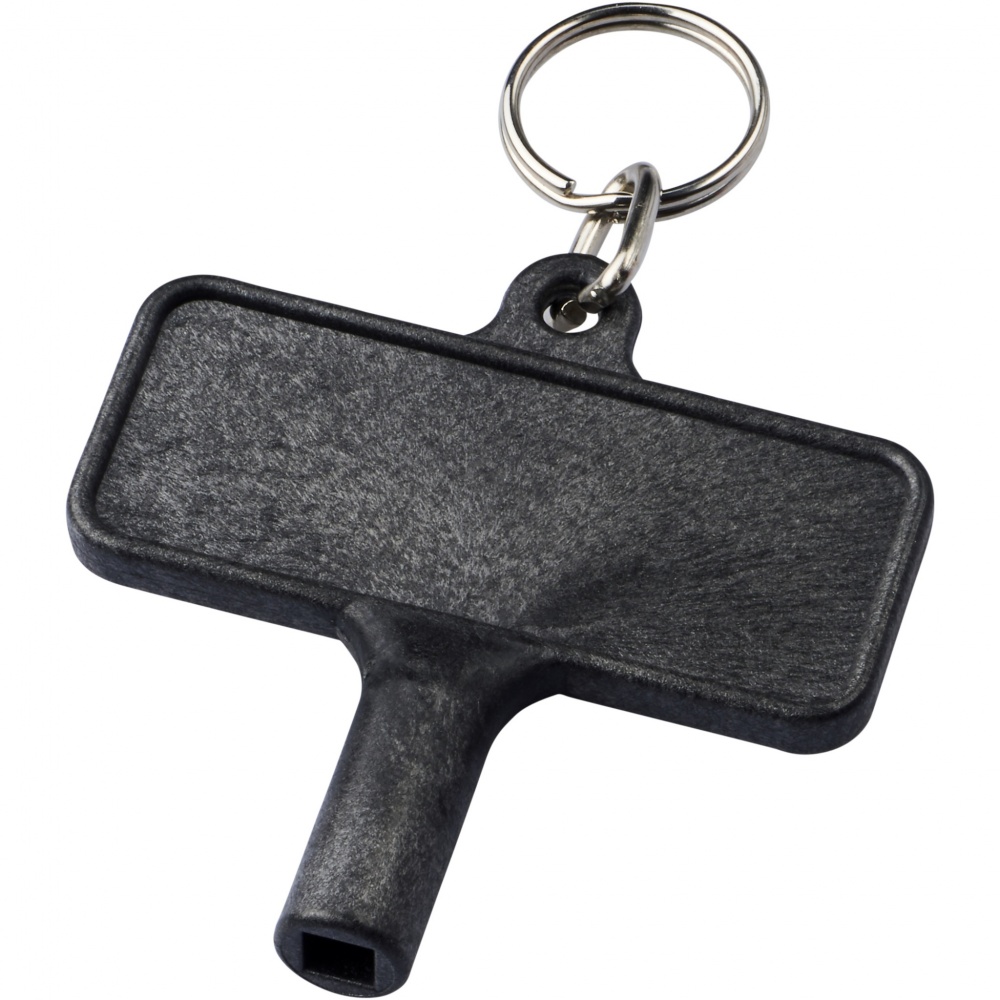 Logo trade promotional items picture of: Largo plastic radiator key with keychain