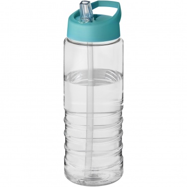 Logo trade advertising products image of: H2O Active® Treble 750 ml spout lid sport bottle