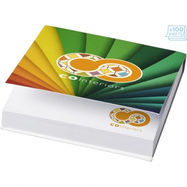 Logotrade promotional merchandise picture of: Sticky-Mate® soft cover squared sticky notes 75x75mm