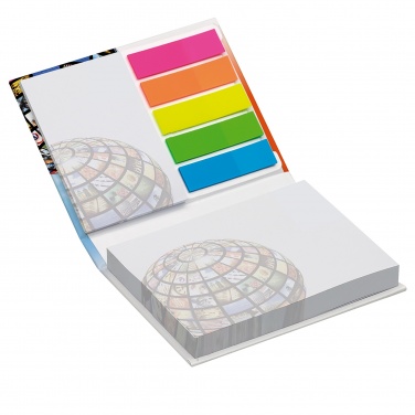 Logotrade promotional gift image of: Combi notes page marker set hard cover
