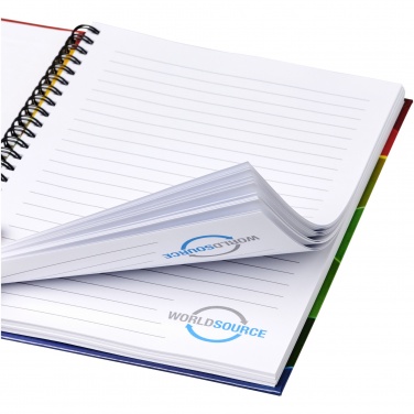 Logo trade advertising products picture of: Wire-o A4 notebook hard cover