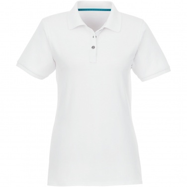 Logo trade advertising product photo of: Beryl short sleeve women's organic recycled polo